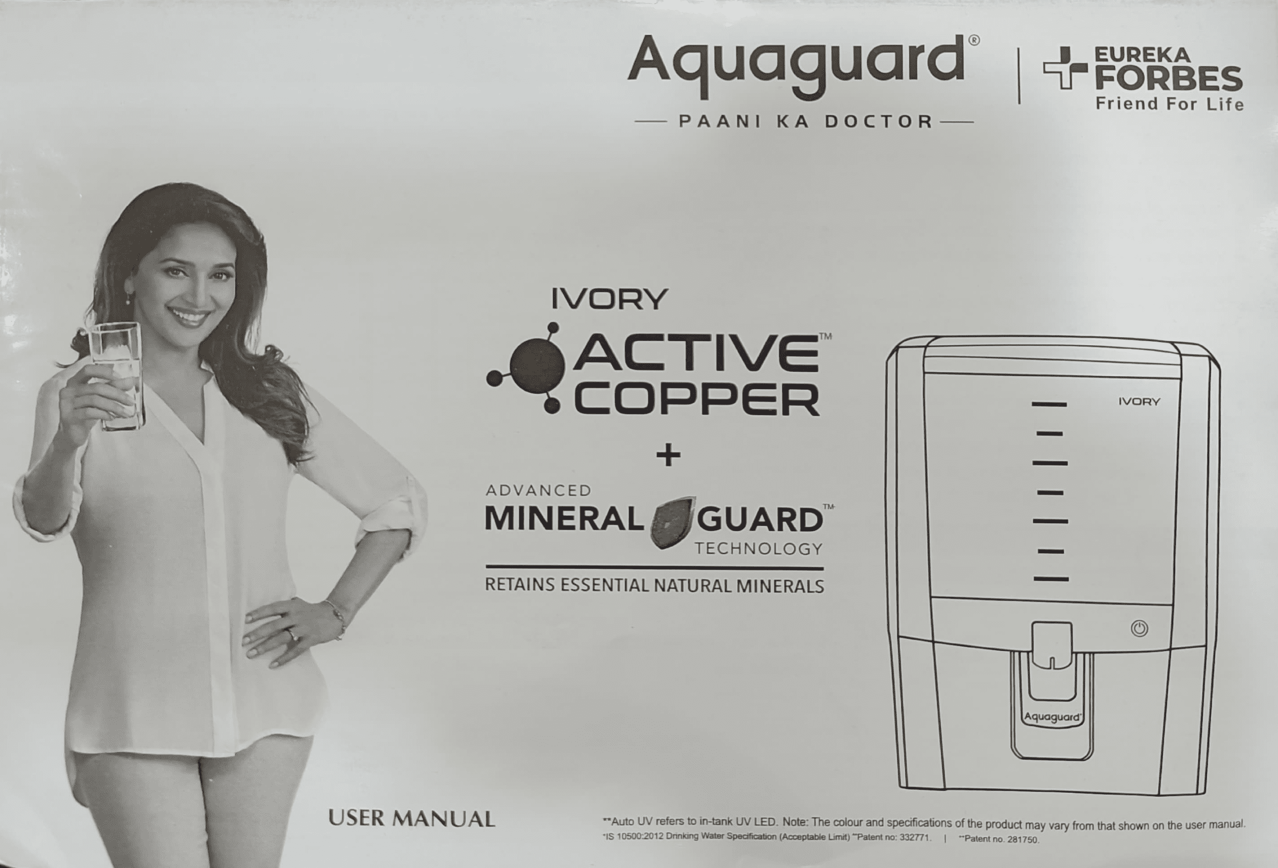 Aquaguard Ivory RO+AUTO UV / UV+UF user manual page 1