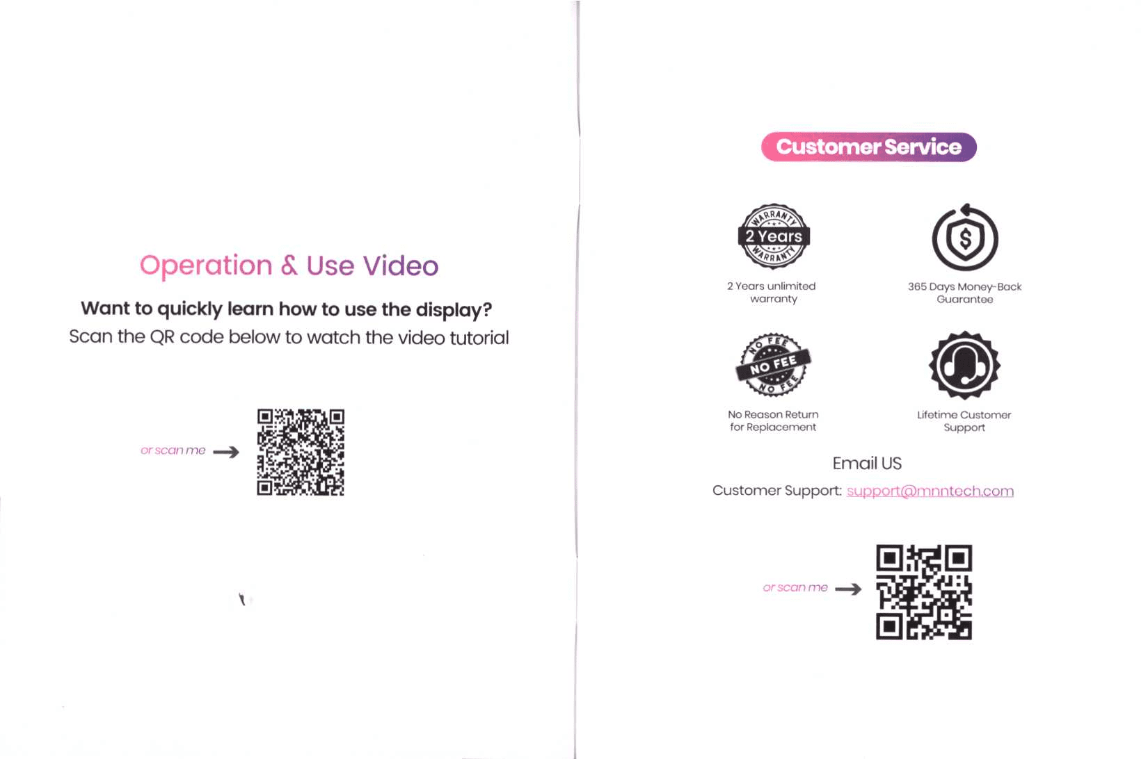 MNN M156F01 user manual page 2