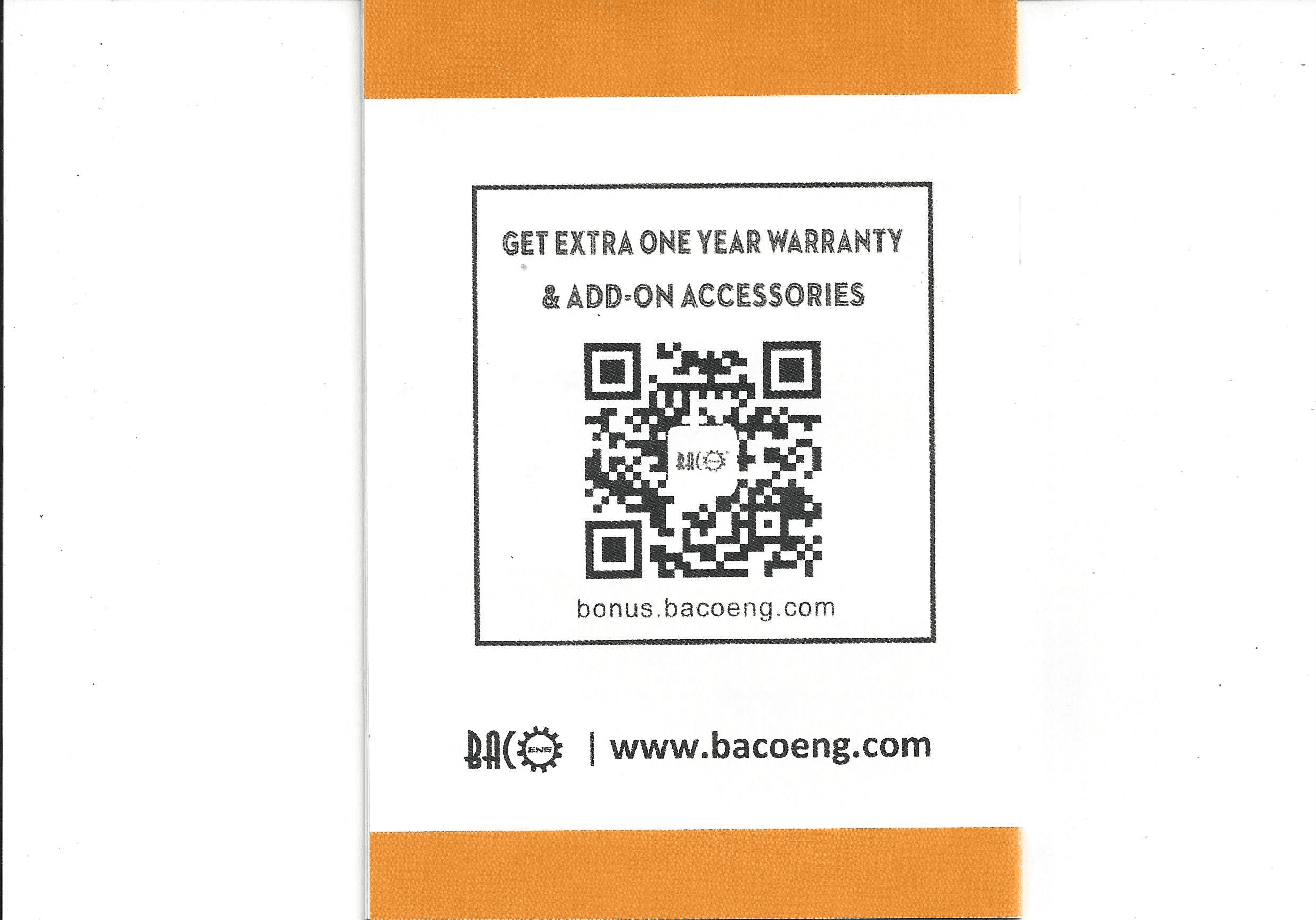 BACOENG Vacuum Chamber user manual page 5