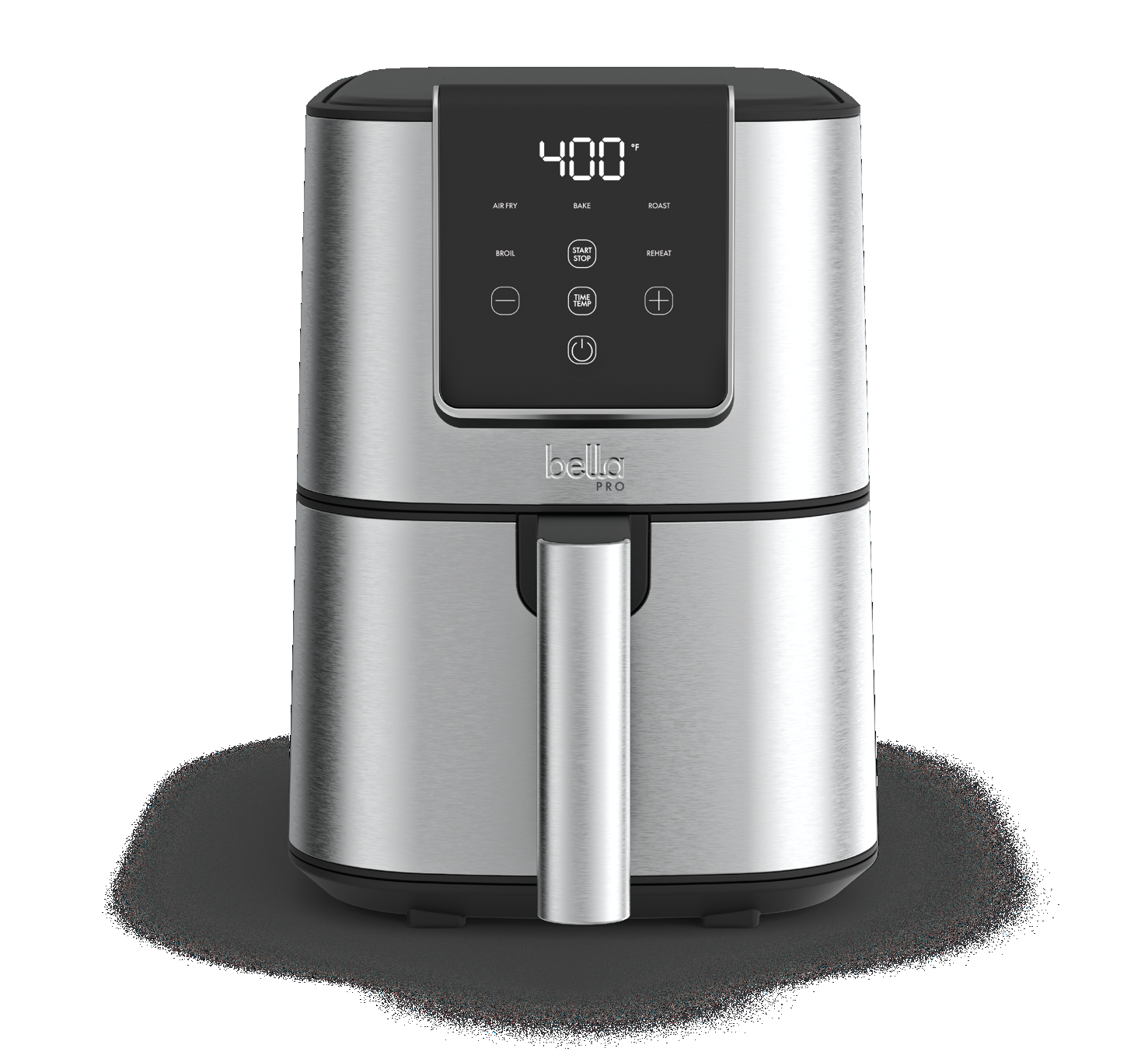 Front view of the Bella 4Qt Slim Air Fryer